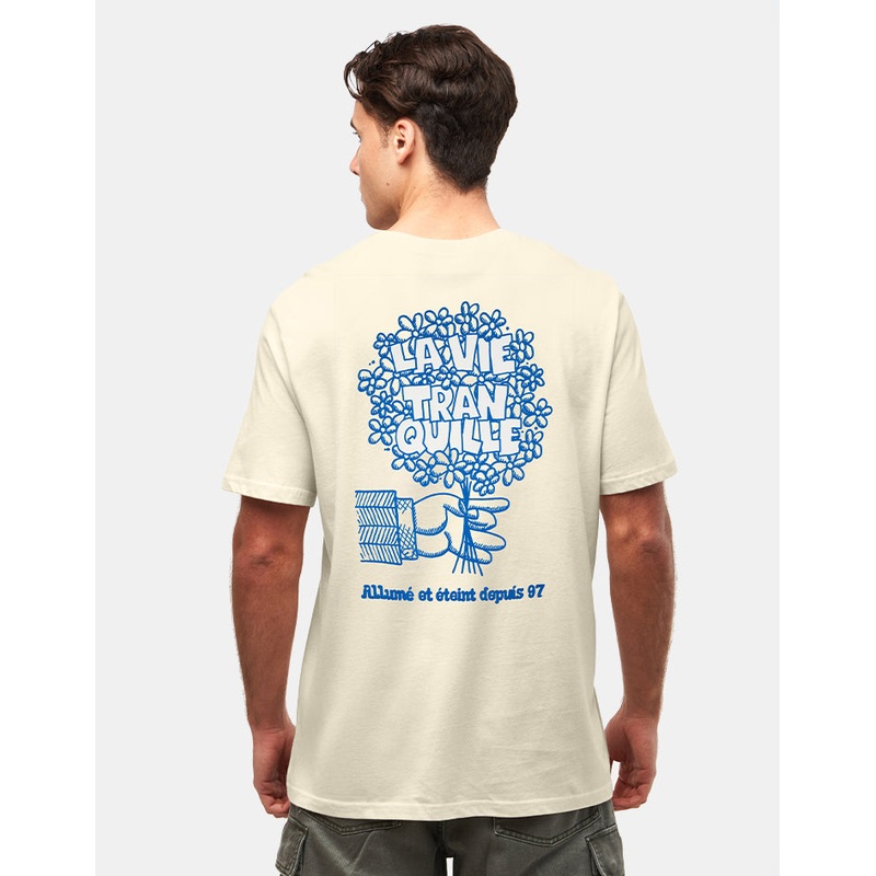 The Quiet Life La Vie Tranquille Bouquet T-Shirt – Cream