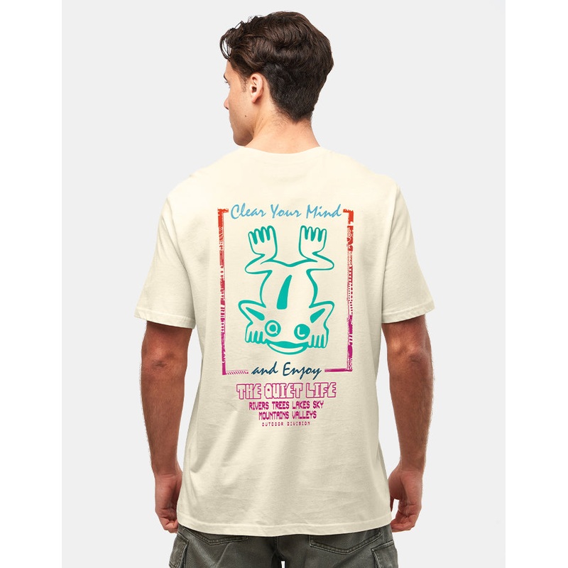 The Quiet Life Outdoor Division T-Shirt – Cream