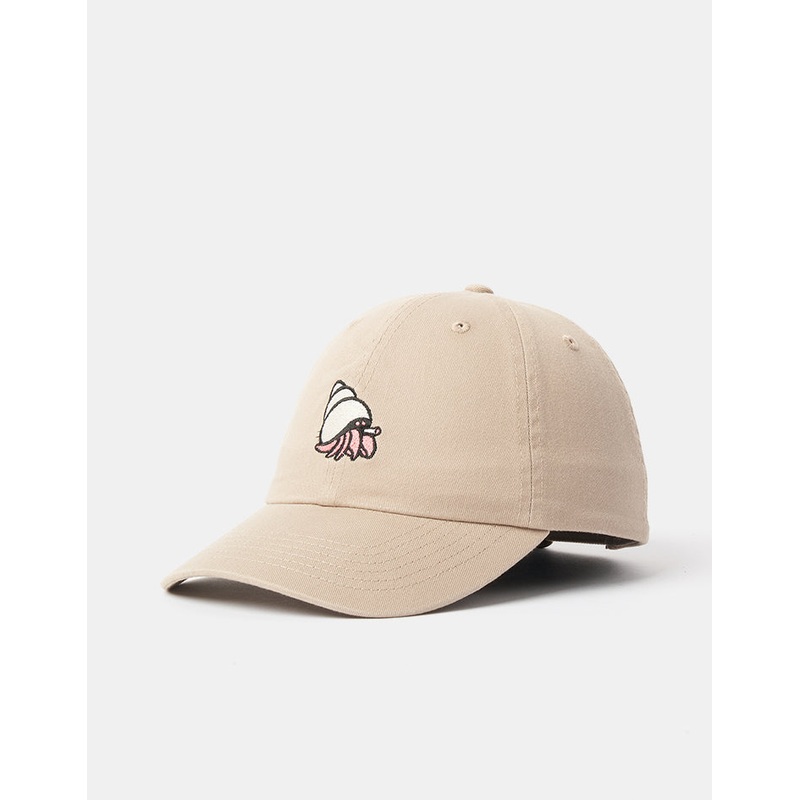 The Quiet Life Smoking Crab Dad Cap – Khaki