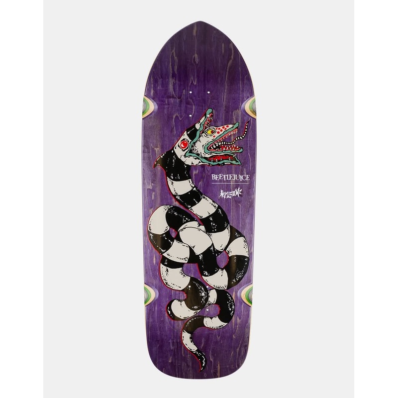 Welcome x Beetlejuice Sandworm on Magic Bullet 2.1 Skateboard Deck – 10.5″