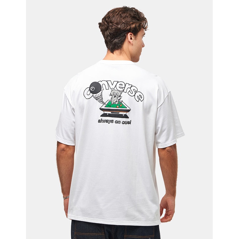 Converse 8 Ball T-Shirt – White