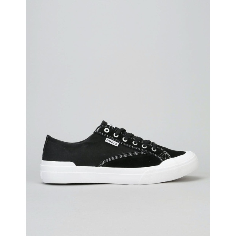 HUF Classic Lo Essential Skate Shoes – Black/White