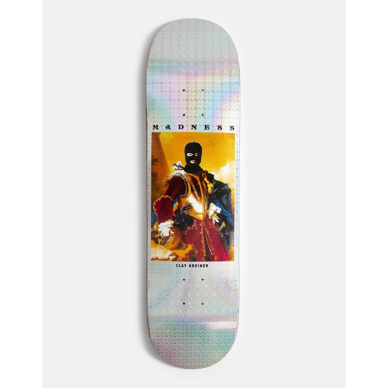 Madness Clay Masked Holo Impact Light Skateboard Deck – 8.25″