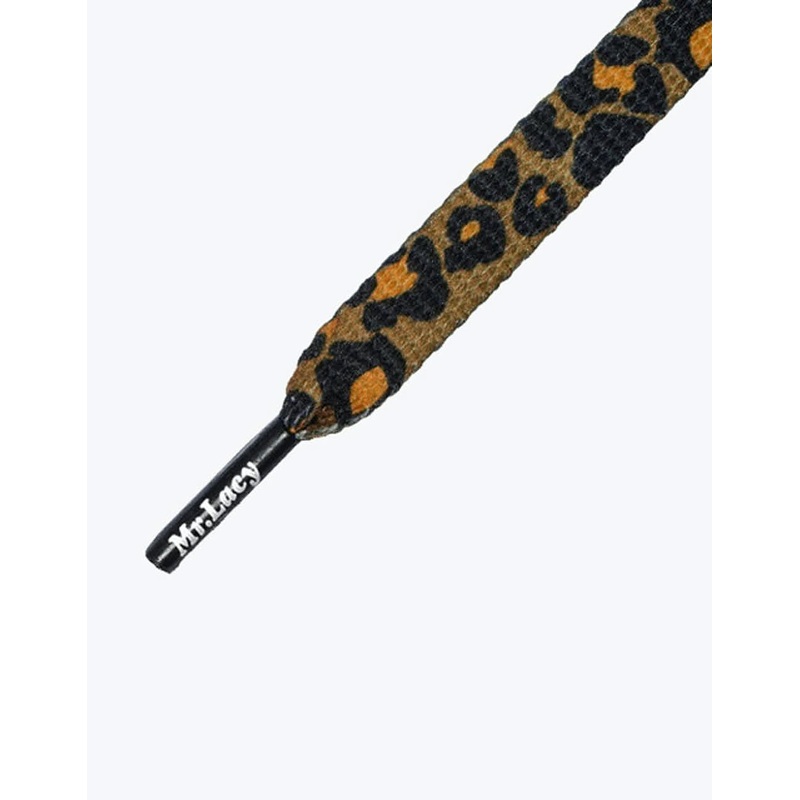 Mr. Lacy Printies Laces – Leopard Brown