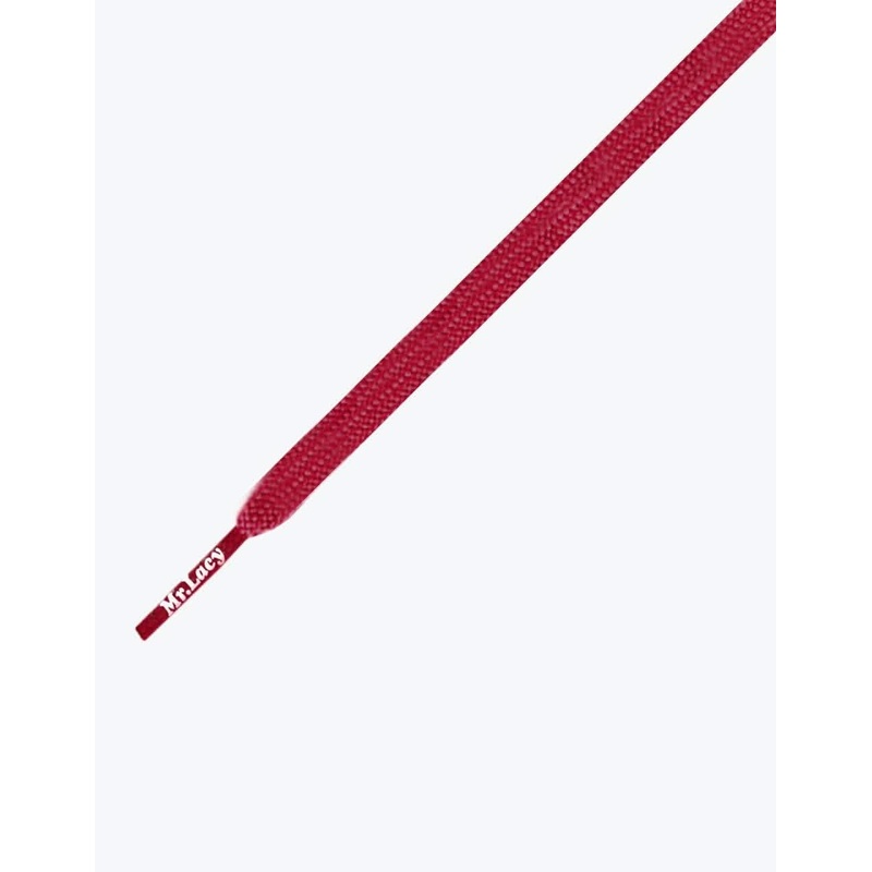 Mr. Lacy Runnies Flat Laces – Burgundy