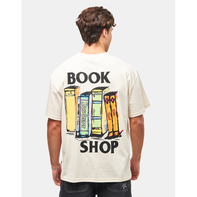 Pas De Mer Black Book T-Shirt – Cream