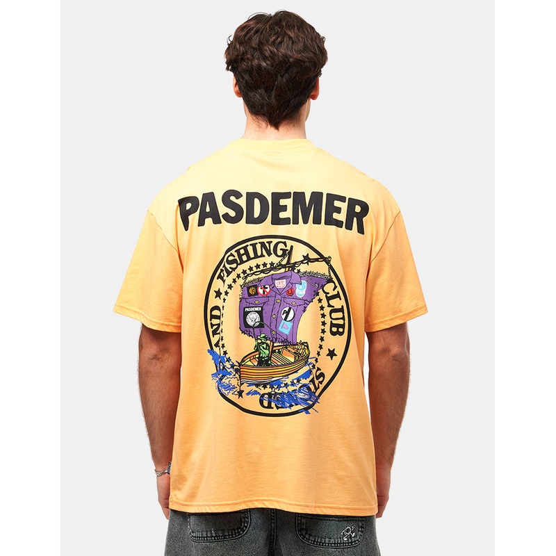 Pas De Mer Fishing Club T-Shirt – Orange