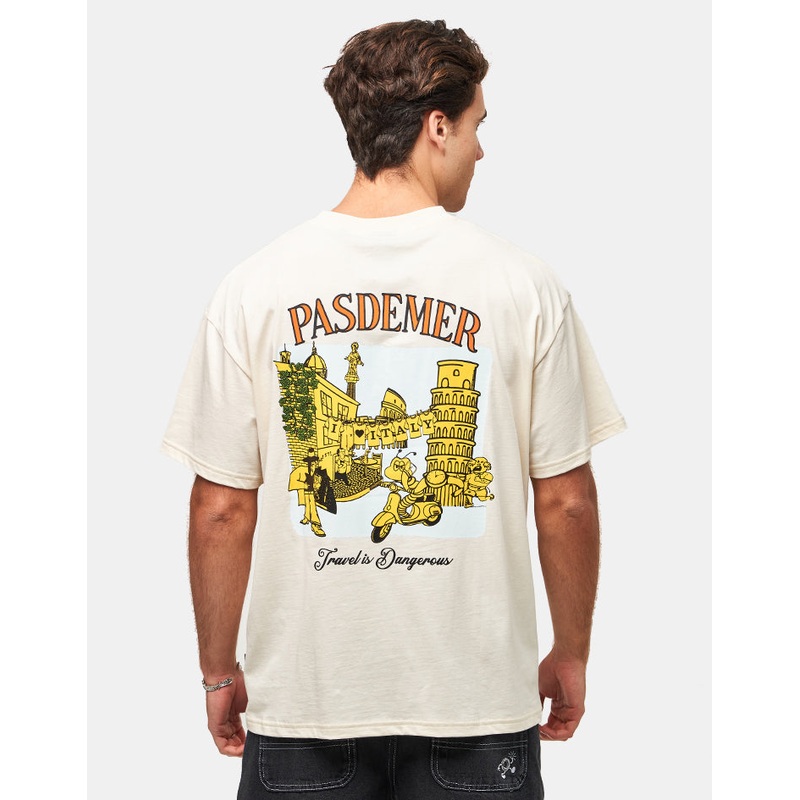 Pas De Mer I Love Italy T-Shirt – Cream