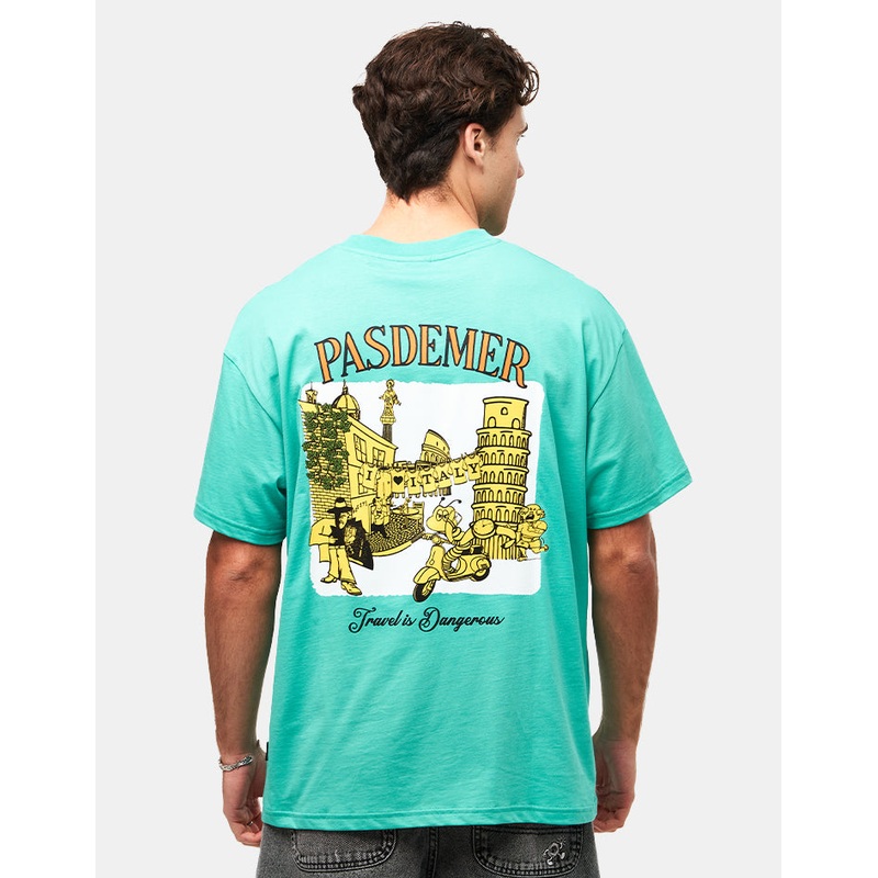 Pas De Mer I Love Italy T-Shirt – Mint Green