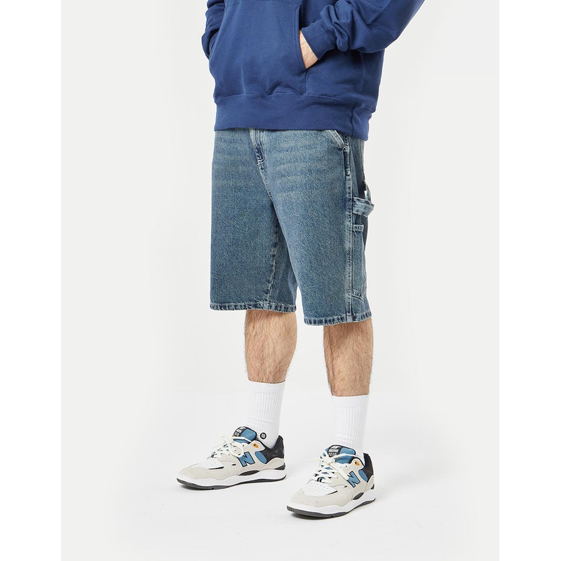 Route One Denim Carpenter Shorts – Light Wash