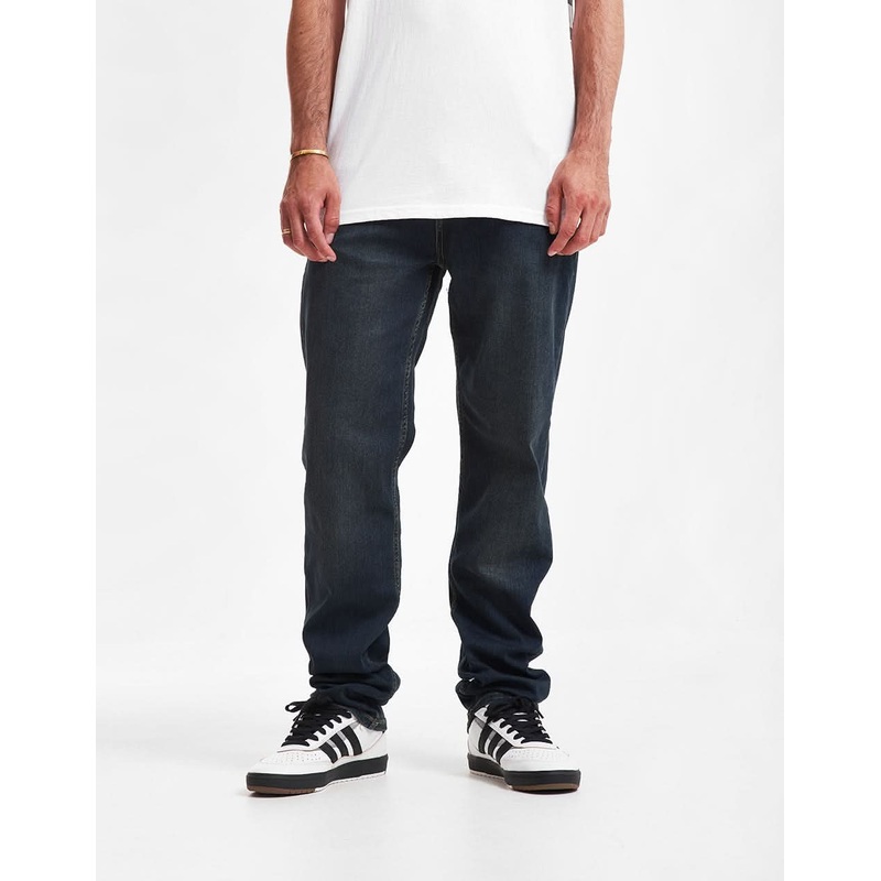 Route One Relaxed Denim Jeans – Washed Indigo