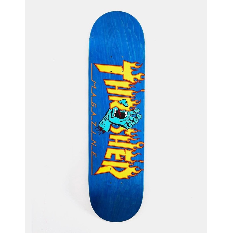 Santa Cruz x Thrasher Screaming Flame Logo Skateboard Deck – 8.25″