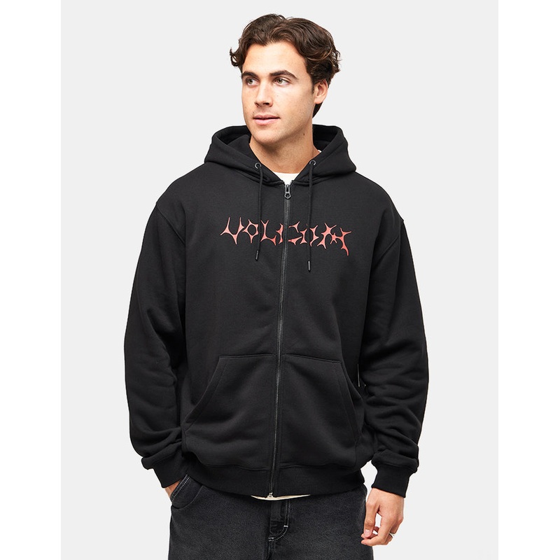 Volcom Watanite Zip Hoodie – Black