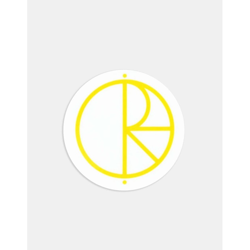 Polar Stroke Logo Sticker – Yellow