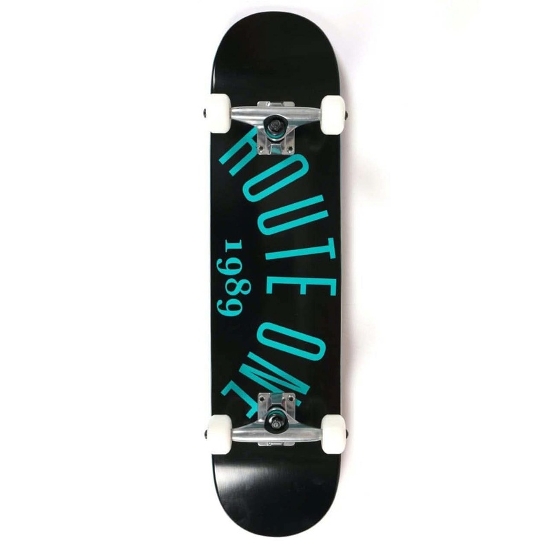 Route One Arch Logo Complete Skateboard – 8″ (Mellow Concave)