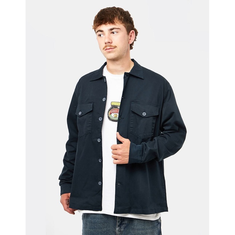 Route One Military Shirt – Navy