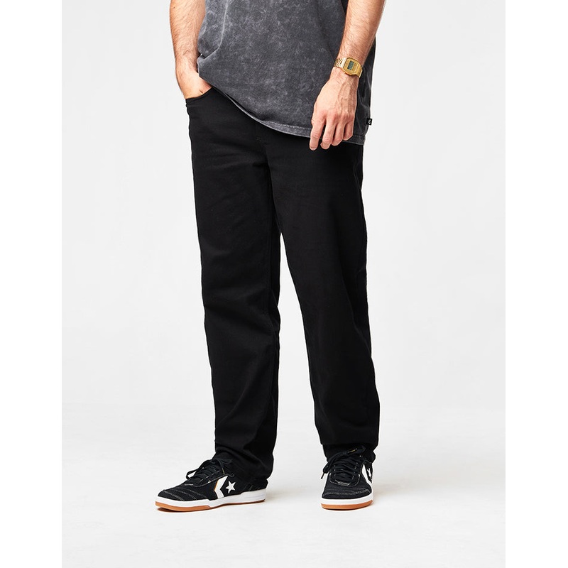 Route One Nineties Denim Jeans – Flat Black