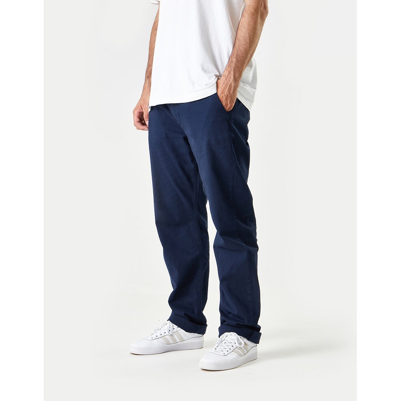 Route One Premium Relaxed Fit Chinos – Navy