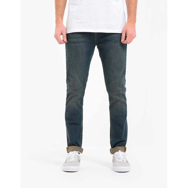 Route One Skinny Denim Jeans – Mid Wash