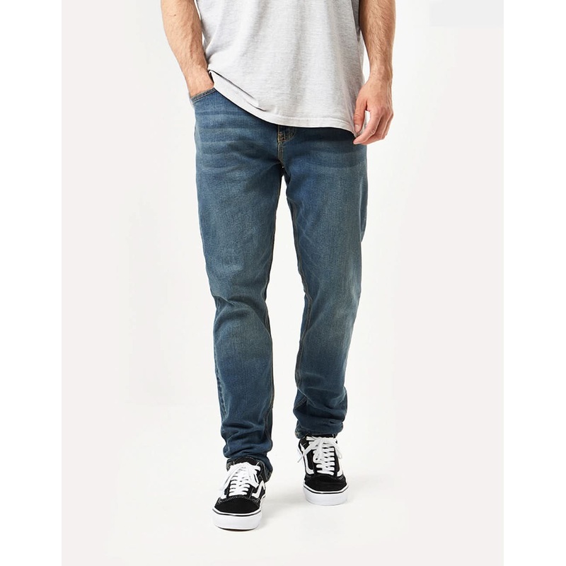 Route One Slim Denim Jeans – Mid Wash