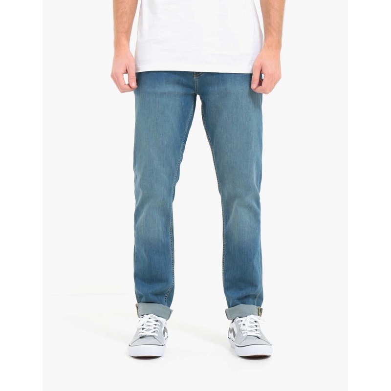 Route One Slim Denim Jeans – Washed Blue