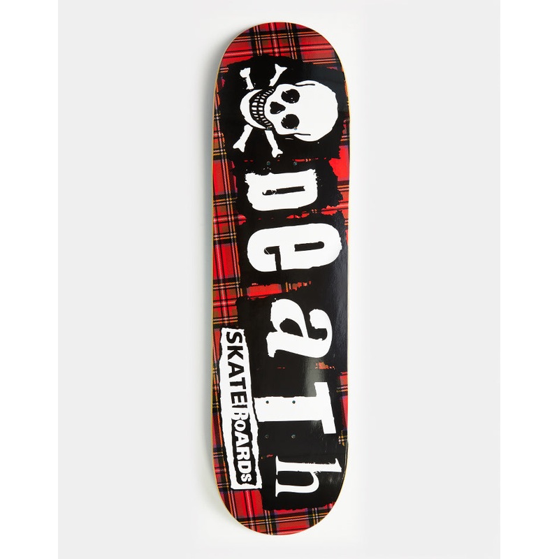 Death Punk Tartan Skateboard Deck