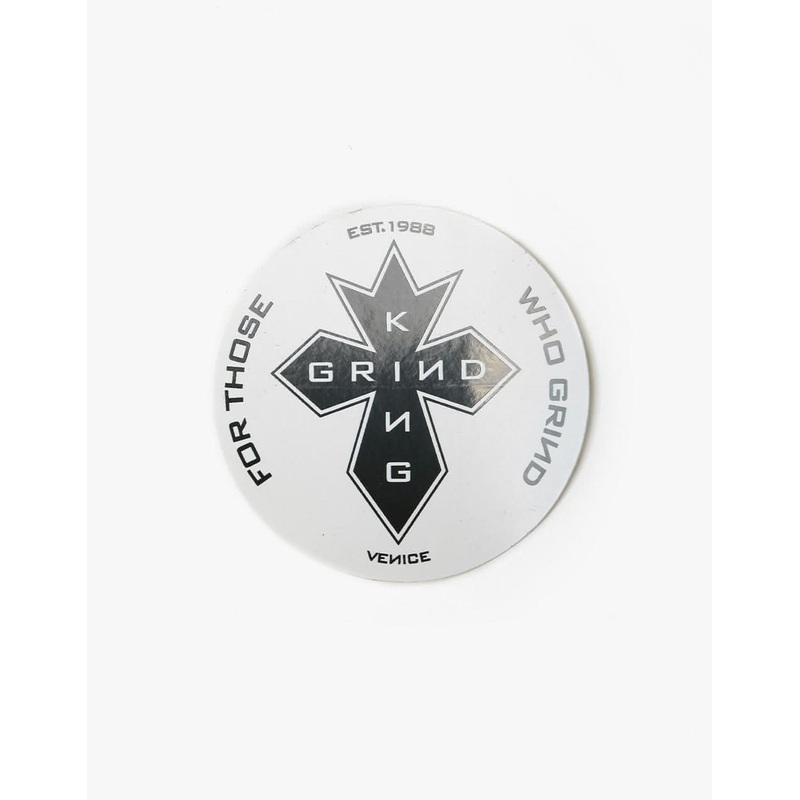 Grind King Cross Sticker