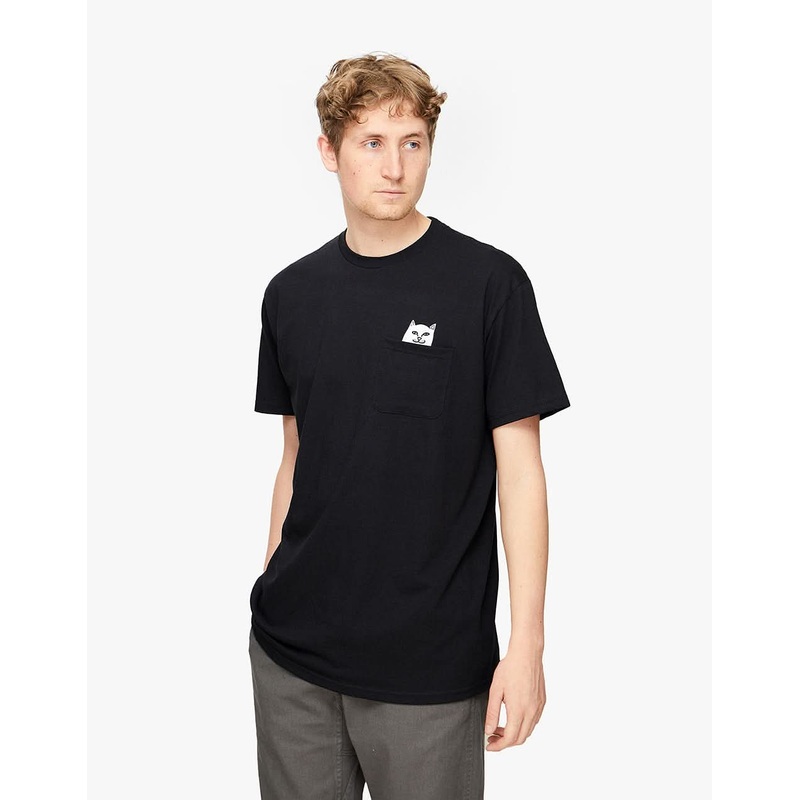 RIPNDIP Lord Nermal Pocket T-Shirt – Black