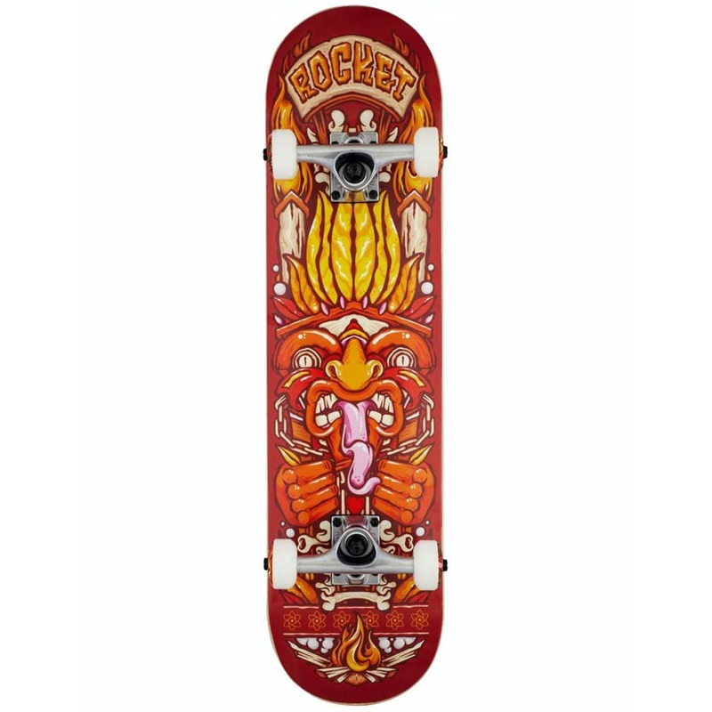 Rocket Chief Pile-Up Complete Skateboard – 7.75″