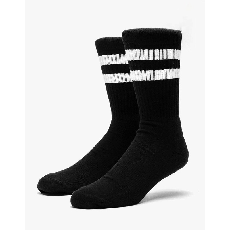 Route One Classic Crew Socks – Black/White