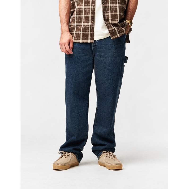 Route One Denim Carpenter Pants  – Light Wash