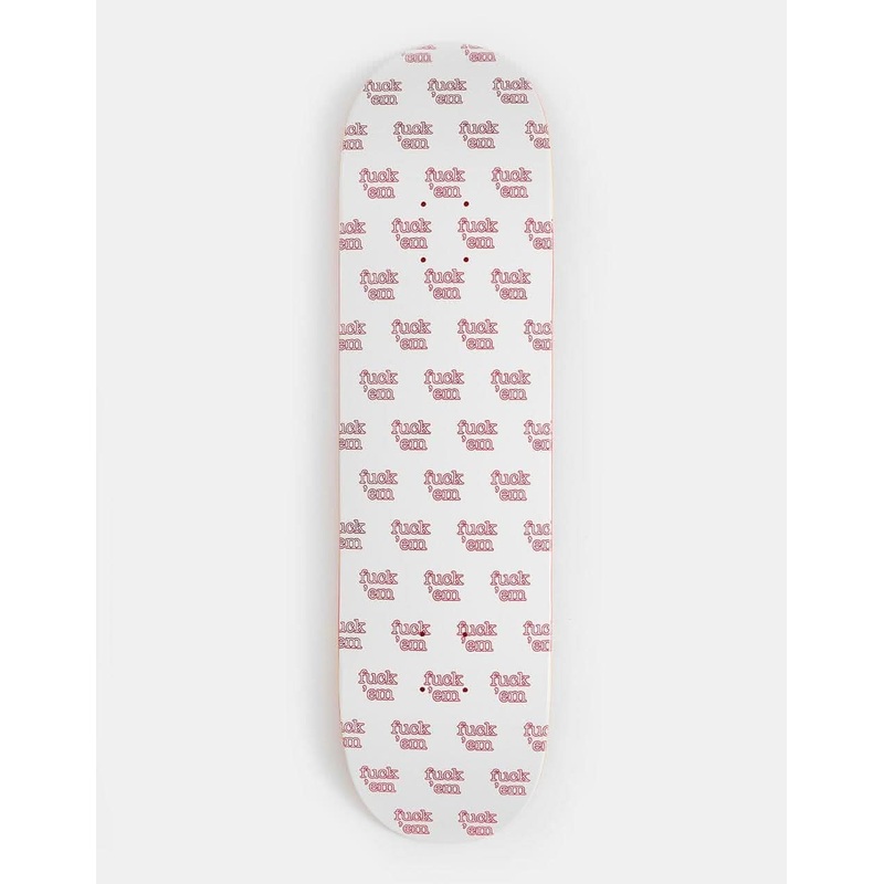 Route One Fuck ‘Em Monogram ‘OG Shape’ Skateboard Deck – 8.25″