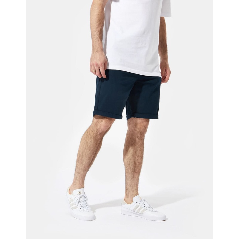 Route One Roll Up Chino Shorts – Navy
