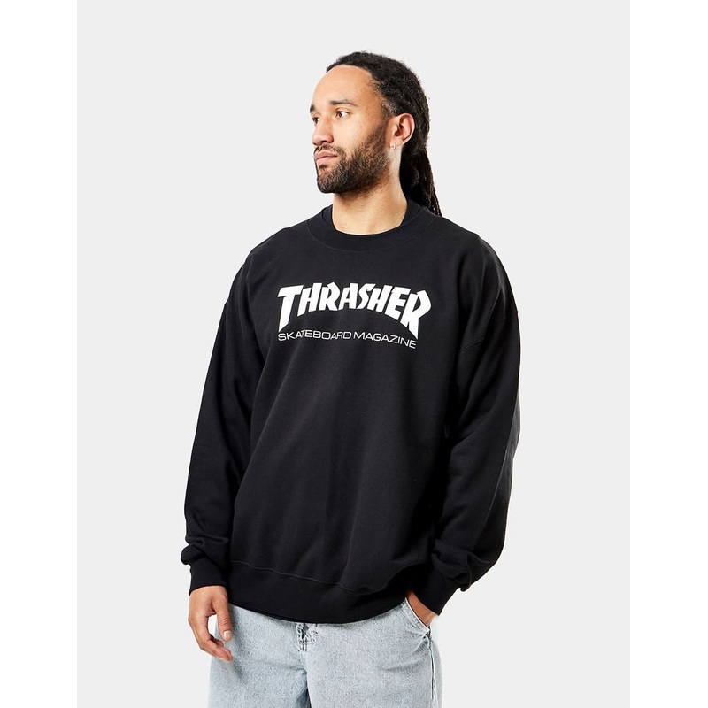 Thrasher Skate Mag Crewneck Sweat – Black