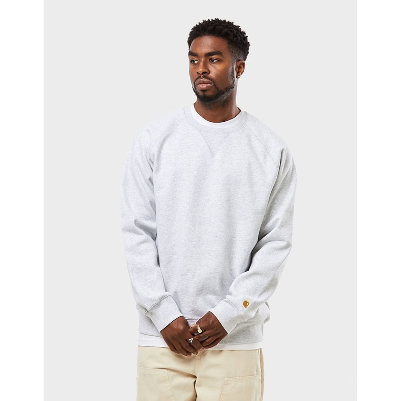 Carhartt WIP Chase Sweatshirt – Ash Heather/Gold