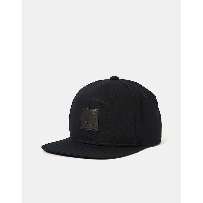 Carhartt WIP Logo Snapback Cap – Black