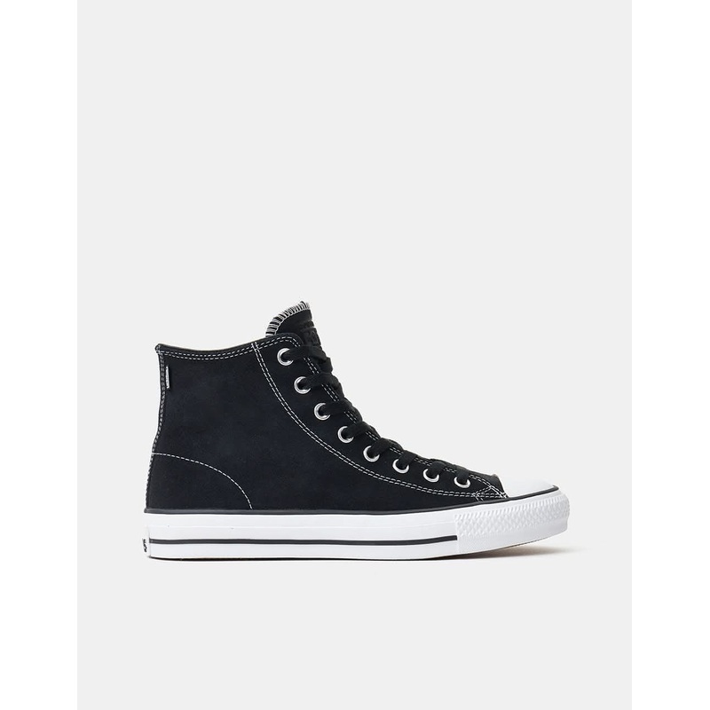 Converse CTAS Pro Hi Skate Shoes – Black/Black/White