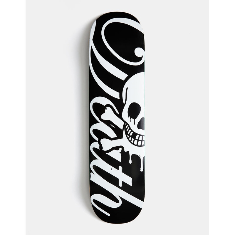 Death Script Skateboard Deck – Black/White