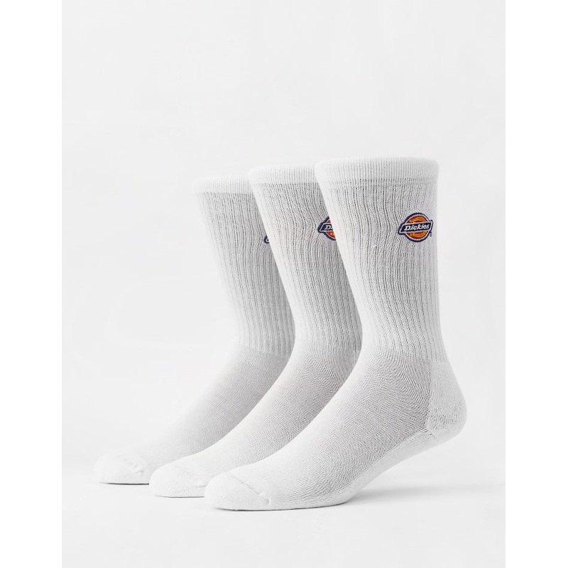 Dickies Valley Grove 3-Pack Socks – White
