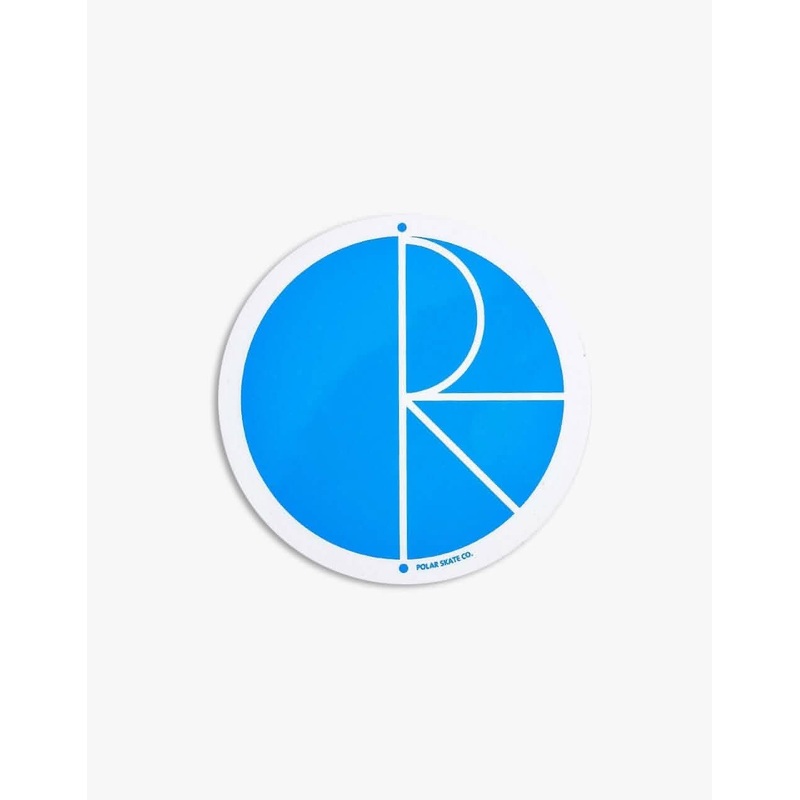 Polar Fill Logo Sticker – Blue