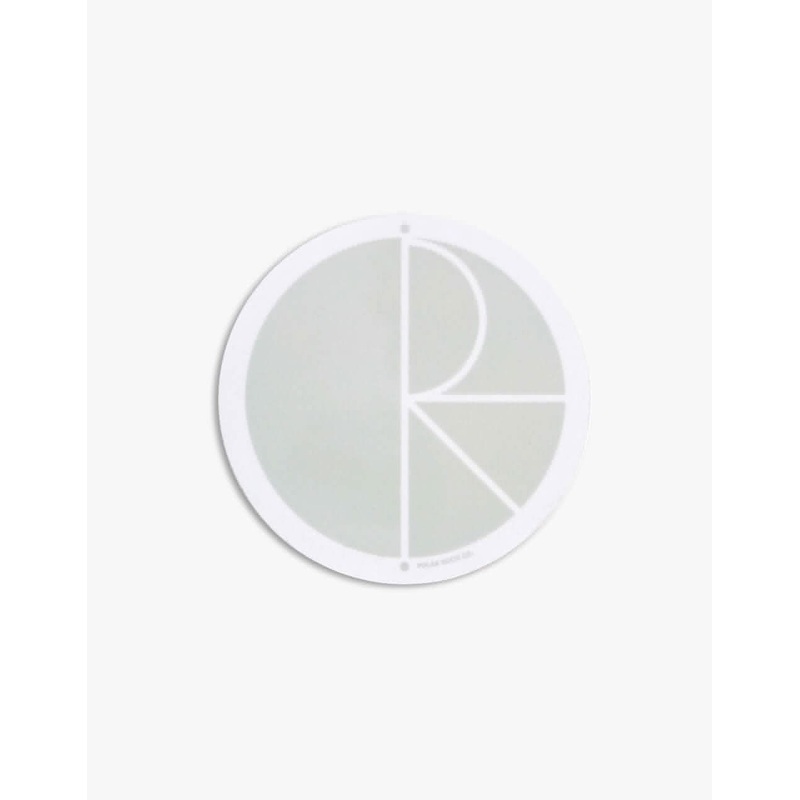 Polar Fill Logo Sticker – Grey