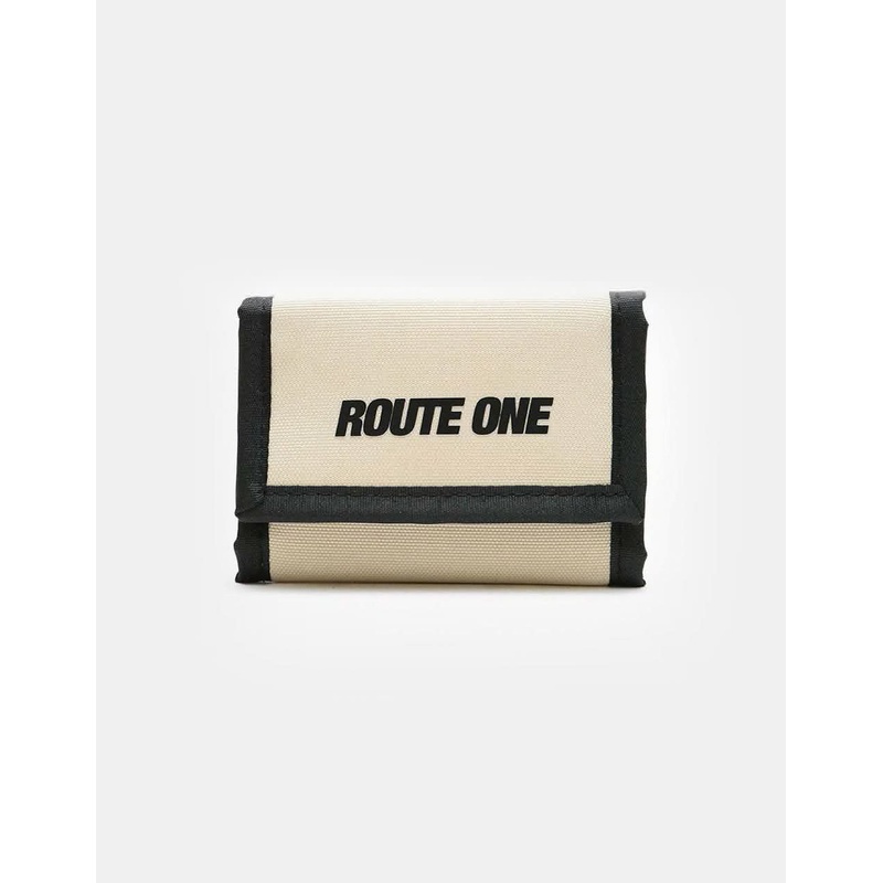 Route One Athletic Tri-Fold Wallet – Beige