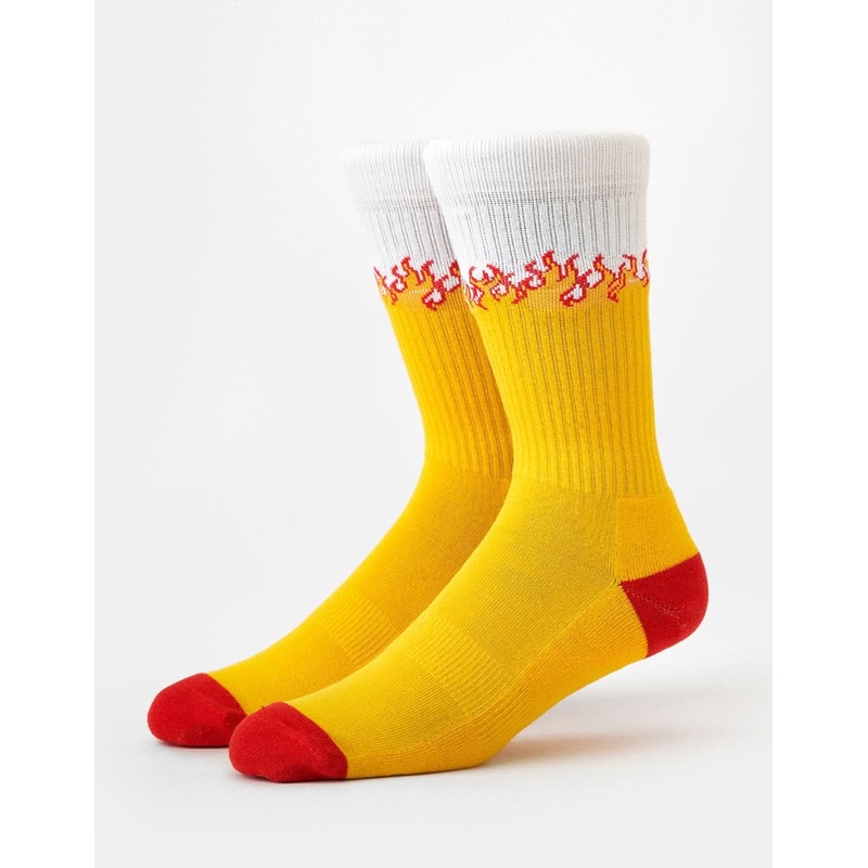 Route One Fire Crew Socks – White