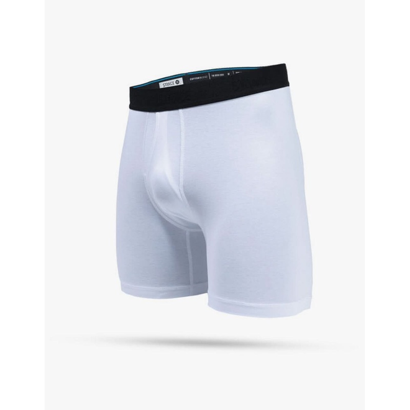 Stance 6″ Brief Boxer Shorts – White