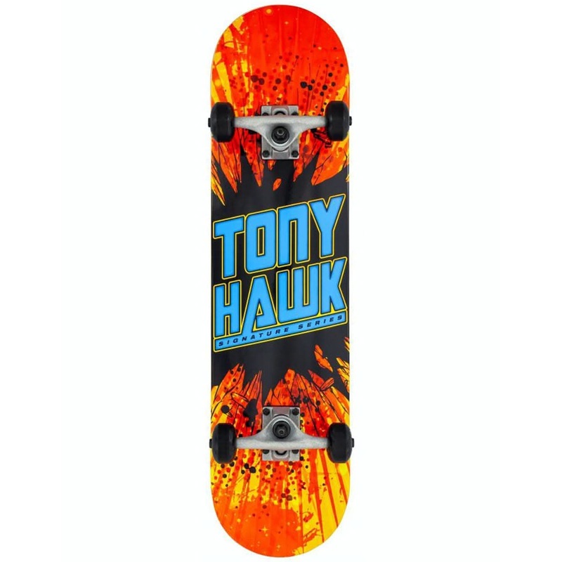 Tony Hawk 180 Shatter Logo Complete Skateboard – 7.75″