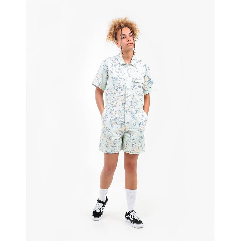 Dickies Womens Sunburg Shortall – Fog Blue