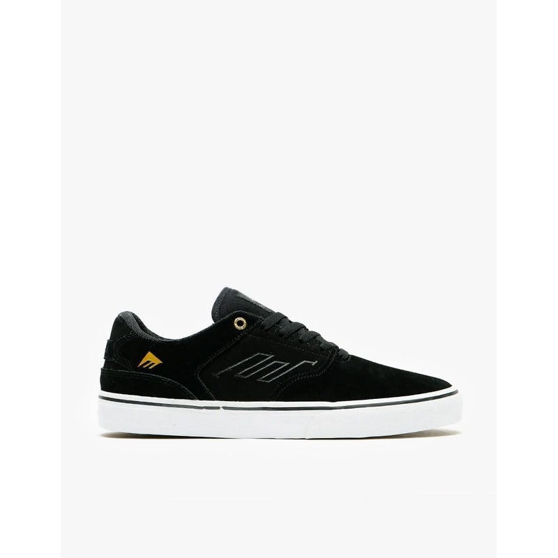 Emerica The Low Vulc Skate Shoes – Black/Gold/White