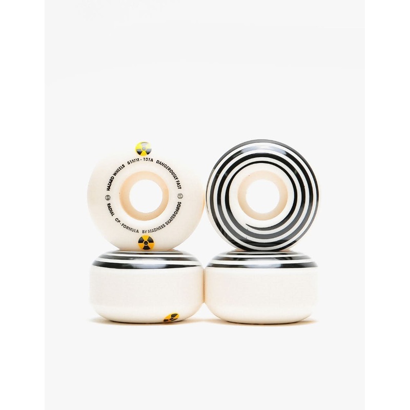 Hazard Swirl CP Classic Radial 101a Skateboard Wheel – 51mm