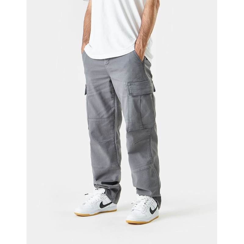 Route One Classic Cargo Pants – Charcoal