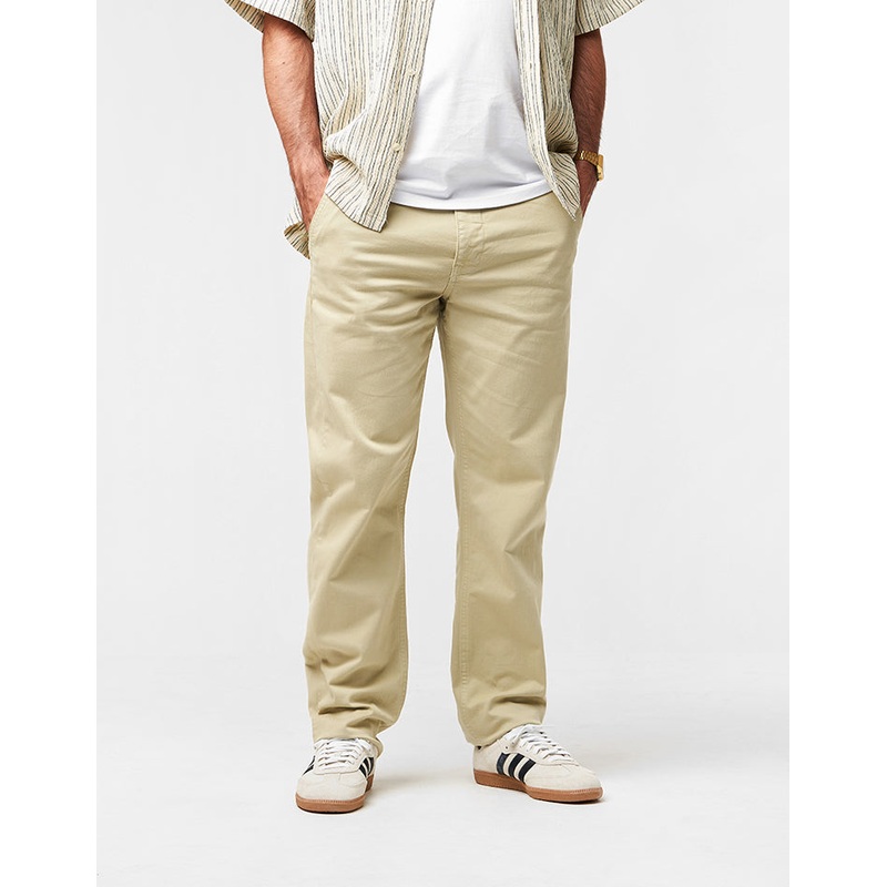 Route One Premium Relaxed Fit Chinos – Khaki